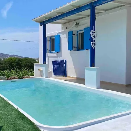 Blue And White Paros Private House Aliki (Paros)